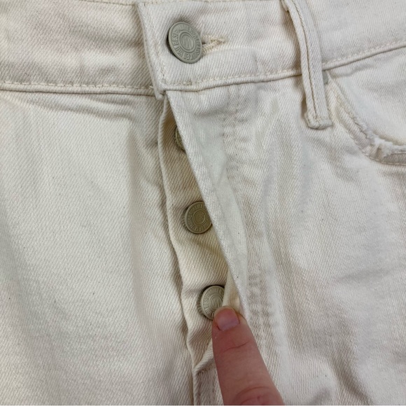 MOTHER The Tomcat slide mini fray skirt - Picture 6 of 11